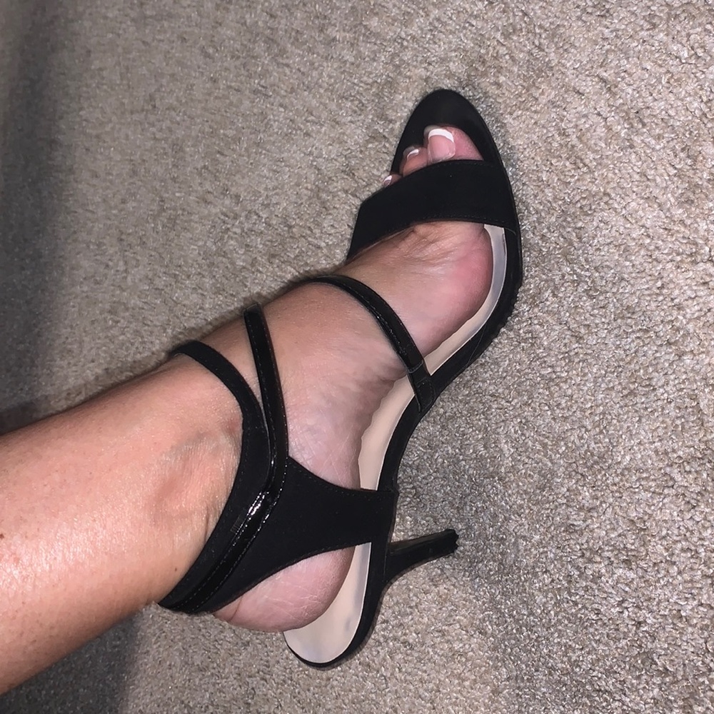 Nine West strappy heels